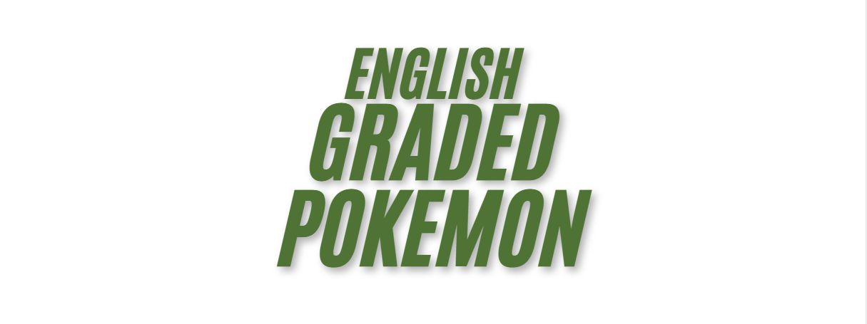English PSA Graded Pokémon Cards