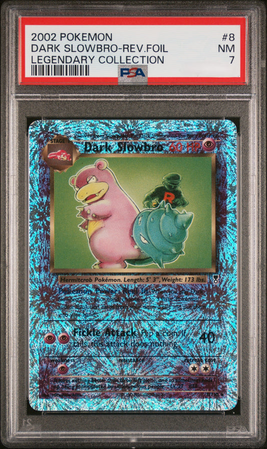 PSA 7 Dark Slowbro Reverse Foil - Legendary Collection #7